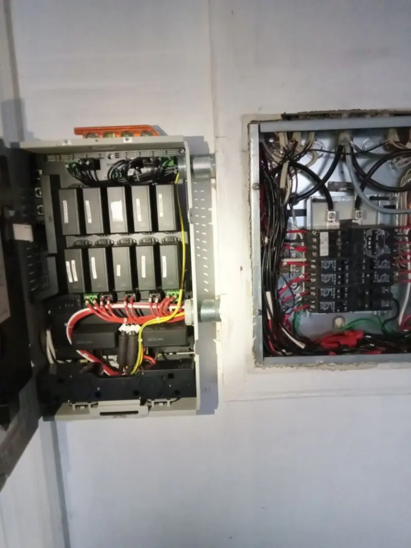 Electrical panel upgrade completed for Ring Doorbell Installation in Jacksboro